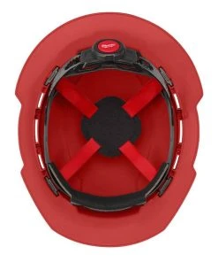Milwaukee Tools Milwaukee Red Full Brim Vented Type 1 Class C Hard Hat W/ 4pt Ratcheting Suspension 48-73-1209 -Milwaukee Tool-shop 48 73 1209 3 stc9hz459fhmbdn1