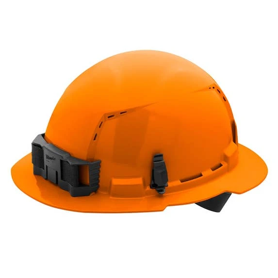 Milwaukee Tools Milwaukee Orange Full Brim Vented Type 1 Class C Hard Hat W/ 4pt Ratcheting Suspension 48-73-1213 3 Milwaukee Tools Milwaukee Orange Full Brim Vented Type 1 Class C Hard Hat W/ 4pt Ratcheting Suspension 48-73-1213