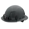 Milwaukee Tools Milwaukee Gray Full Brim Vented Type 1 Class C Hard Hat W/ 4pt Ratcheting Suspension 48-73-1215
