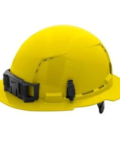Milwaukee Tools Milwaukee Yellow Full Brim Vented Type 1 Class C Hard Hat W/ 6pt Ratcheting Suspension 48-73-1223