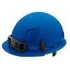 Milwaukee Tools Milwaukee Blue Front Brim Vented Type 1 Class C Hard Hat W/ 6pt Ratcheting Suspension 48-73-1224