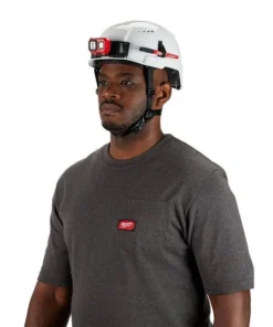 Milwaukee Tools Milwaukee White Vented Type 2 Class C Safety Helmet W/ BOLT 48-73-1300 -Milwaukee Tool-shop 48 73 1300 4 cuz0nps4txl75lix