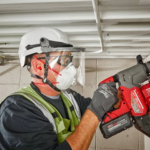 Milwaukee Tools Milwaukee White Unvented Type 2 Class E Safety Helmet W/ BOLT 48-73-1301 7 Milwaukee Tools Milwaukee White Unvented Type 2 Class E Safety Helmet W/ BOLT 48-73-1301 - Image 5