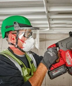 Milwaukee Tools Milwaukee Green Unvented Type 2 Class E Safety Helmet W/ BOLT 48-73-1307 -Milwaukee Tool-shop 48 73 1307 4 lotghlfdsacm8mrv