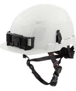 Milwaukee Tools Milwaukee White Front Brim Unvented Type 2 Class E Safety Helmet W/ BOLT 48-73-1321