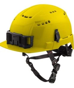 Milwaukee Tools Milwaukee Yellow Front Brim Vented Type 2 Class C Safety Helmet W/ BOLT 48-73-1322