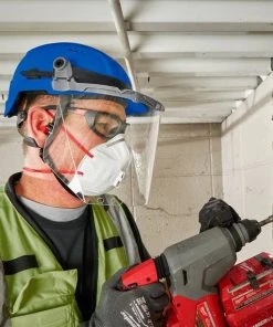 Milwaukee Tools Milwaukee Blue Front Brim Vented Type 2 Class C Safety Helmet W/ BOLT 48-73-1324 -Milwaukee Tool-shop 48 73 1324 4 yvz32tmzvm1p74xy