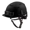 Milwaukee Tools Milwaukee Black Front Brim Vented Type 2 Class C Safety Helmet W/ BOLT 48-73-1330