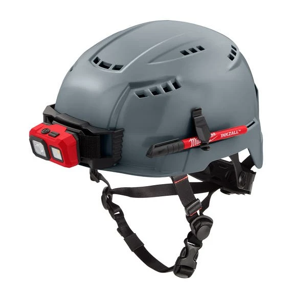 Milwaukee Tools Milwaukee Gray Vented Helmet With BOLT - Class C 48-73-1334 4 Milwaukee Tools Milwaukee Gray Vented Helmet With BOLT - Class C 48-73-1334 - Image 2