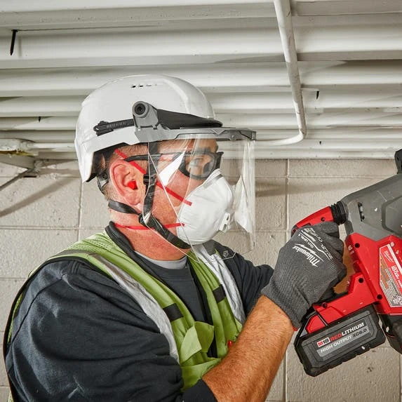 Milwaukee Tools Milwaukee Gray Vented Helmet With BOLT - Class C 48-73-1334 6 Milwaukee Tools Milwaukee Gray Vented Helmet With BOLT - Class C 48-73-1334 - Image 4