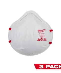 Milwaukee Tools Milwaukee N95 NIOSH Respirator (3 Pack) 48-73-4032
