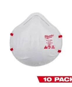 Milwaukee Tools Milwaukee N95 NIOSH Respirator (10 Pack) 48-73-4034