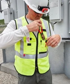 Milwaukee Tools Milwaukee AR/FR Cat. 1 Class 2 High Visibility Yellow Safety Vest 48-73-530 -Milwaukee Tool-shop 48 73 530 6