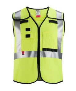 Milwaukee Tools Milwaukee AR/FR Cat. 1 Class 2 Breakaway High Visibility Yellow Safety Vest - ANSI/CSA 48-73-531