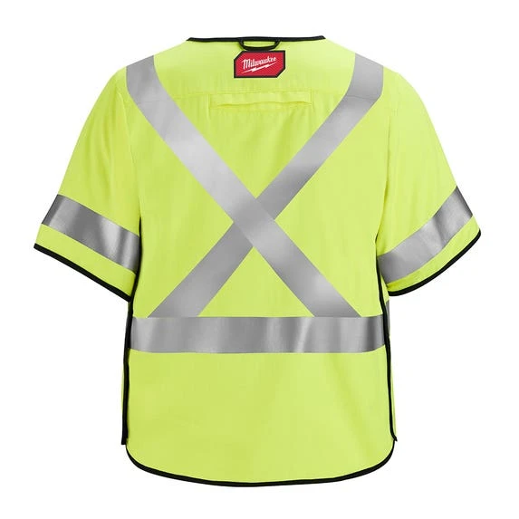Milwaukee Tools Milwaukee AR/FR Cat. 1 Class 3 Breakaway High Visibility Yellow Safety Vest - ANSI/CSA 48-73-533 4 Milwaukee Tools Milwaukee AR/FR Cat. 1 Class 3 Breakaway High Visibility Yellow Safety Vest - ANSI/CSA 48-73-533 - Image 2