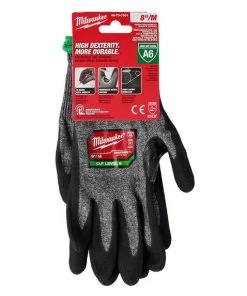 Milwaukee Tools Milwaukee Cut Level 6 High-Dexterity Nitrile Dipped Gloves (12-Pack) 48-73-700B -Milwaukee Tool-shop 48 73 700 7 1