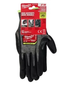 Milwaukee Tools Milwaukee Cut Level 9 High-Dexterity Nitrile Dipped Gloves 48-73-703 -Milwaukee Tool-shop 48 73 703 3