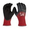 Milwaukee Tools Milwaukee Cut Level 4 Winter Dipped Gloves - Large (12 Pack) 48-73-7942B