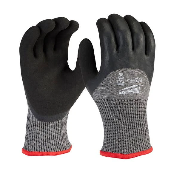 Milwaukee Tools Milwaukee Cut Level 5 Winter Dipped Gloves - Large 48-73-7952 3 Milwaukee Tools Milwaukee Cut Level 5 Winter Dipped Gloves - Large 48-73-7952