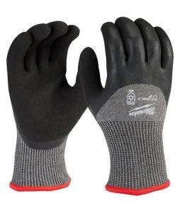 Milwaukee Tools Milwaukee Cut Level 5 Winter Dipped Gloves - Large (12 Pack) 48-73-7952B