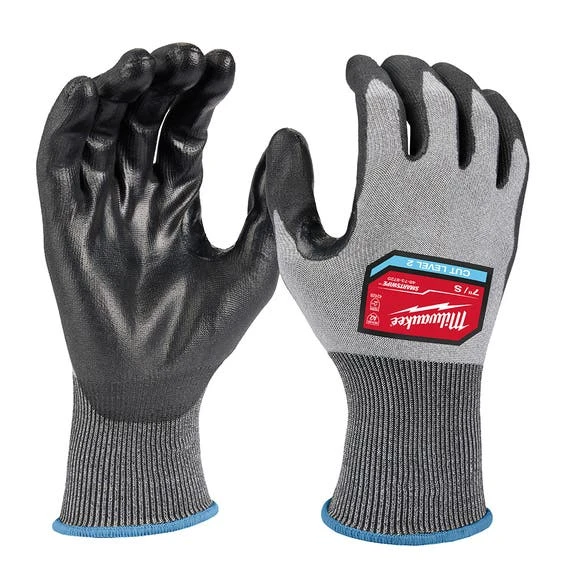 Milwaukee Tools Milwaukee Cut Level 2 High Dexterity Polyurethane Dipped Gloves (Single Pair) 48-73-872 3 Milwaukee Tools Milwaukee Cut Level 2 High Dexterity Polyurethane Dipped Gloves (Single Pair) 48-73-872
