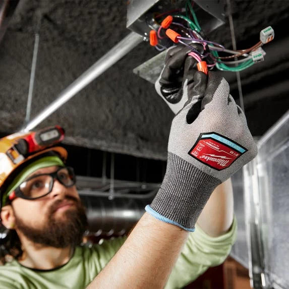 Milwaukee Tools Milwaukee Cut Level 2 High Dexterity Polyurethane Dipped Gloves (Single Pair) 48-73-872 6 Milwaukee Tools Milwaukee Cut Level 2 High Dexterity Polyurethane Dipped Gloves (Single Pair) 48-73-872 - Image 4