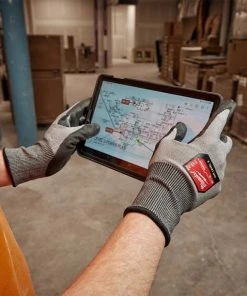 Milwaukee Tools Milwaukee Cut Level 3 High Dexterity Polyurethane Dipped Gloves (12-Pack) 48-73-873B -Milwaukee Tool-shop 48 73 8730 5 1