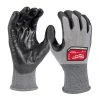 Milwaukee Tools Milwaukee Cut Level 4 High Dexterity Polyurethane Dipped Gloves (Single Pair) 48-73-874 -Milwaukee Tool-shop 48 73 8740