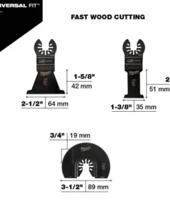 Milwaukee Tools Milwaukee Open-Lok 3 Piece Wood Cutting Multi-Tool Blade Variety Pack 49-10-9004 6 Milwaukee Tools Milwaukee Open-Lok 3 Piece Wood Cutting Multi-Tool Blade Variety Pack 49-10-9004 -Milwaukee Tool-shop 49 10 9004 2 m6k18hocysshlucs