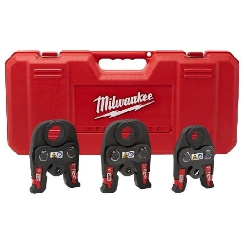Milwaukee Tools Milwaukee M18 Viega MegaPress Fittings Black Iron Press 1/2 - 1" Kit 49-16-2696 3 Milwaukee Tools Milwaukee M18 Viega MegaPress Fittings Black Iron Press 1/2 - 1" Kit 49-16-2696