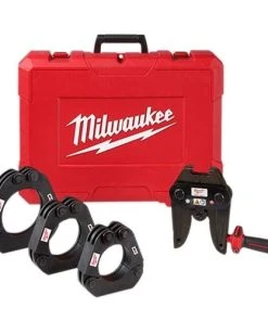 Milwaukee Tools Milwaukee M18 MegaPress Black Pipe FORCELOGIC 2-1/2 - 4" XL Ring Kit Long Throw Press Tool 49-16-2698