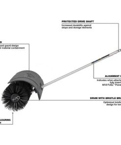 Milwaukee Tools Milwaukee M18 FUEL QUIK-LOK Bristle Brush Attachment 49-16-2741 8 Milwaukee Tools Milwaukee M18 FUEL QUIK-LOK Bristle Brush Attachment 49-16-2741 -Milwaukee Tool-shop 49 16 2741 3