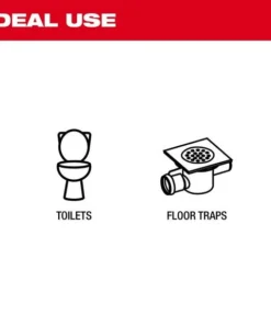 Milwaukee Tools Milwaukee TRAPSNAKE™ 6' Toilet Auger 49-16-3576 13 Milwaukee Tools Milwaukee TRAPSNAKE™ 6' Toilet Auger 49-16-3576 -Milwaukee Tool-shop 49 16 3576 3