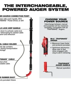 Milwaukee Tools Milwaukee TRAPSNAKE™ 6' Toilet Auger 49-16-3576 12 Milwaukee Tools Milwaukee TRAPSNAKE™ 6' Toilet Auger 49-16-3576 -Milwaukee Tool-shop 49 16 3576 6