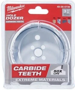 Milwaukee Tools Milwaukee 3-5/8" Carbide Teeth Hole Dozer Hole Saw 49-56-0739