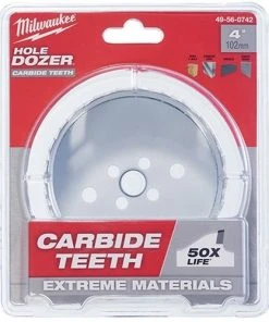 Milwaukee Tools Milwaukee 4" Carbide Teeth Hole Dozer Hole Saw 49-56-0742