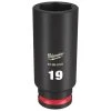 Milwaukee Tools Milwaukee Shockwave Impact Duty 3/8" Drive 19mm Deep 6 Point Socket 49-66-6161 -Milwaukee Tool-shop 49 66 6161 omtvsc3sbu8fpjop