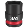 Milwaukee Tools Milwaukee Shockwave Impact Duty 1/2" Drive 3/4" Standard 6 Point Socket 49-66-6206 -Milwaukee Tool-shop 49 66 6206 8xm7apzpsywhddat