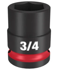 Milwaukee Tools Milwaukee Shockwave Impact Duty 1/2" Drive 3/4" Standard 6 Point Socket 49-66-6206