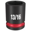Milwaukee Tools Milwaukee Shockwave Impact Duty 1/2" Drive 13/16" Standard 6 Point Socket 49-66-6207