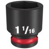 Milwaukee Tools Milwaukee Shockwave Impact Duty 1/2" Drive 1-1/16" Standard 6 Point Socket 49-66-6211 -Milwaukee Tool-shop 49 66 6211 fwbhflsizwsinrso