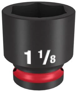 Milwaukee Tools Milwaukee Shockwave Impact Duty 1/2" Drive 1-1/8" Standard 6 Point Socket 49-66-6212