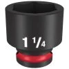Milwaukee Tools Milwaukee Shockwave Impact Duty 1/2" Drive 1-1/4" Standard 6 Point Socket 49-66-6214
