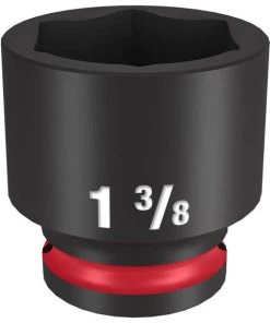 Milwaukee Tools Milwaukee Shockwave Impact Duty 1/2" Drive 1-3/8" Standard 6 Point Socket 49-66-6216
