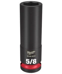 Milwaukee Tools Milwaukee Shockwave Impact Duty 1/2" Drive 5/8" Deep 6 Point Socket 49-66-6224