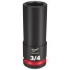 Milwaukee Tools Milwaukee Shockwave Impact Duty 1/2" Drive 3/4" Deep 6 Point Socket 49-66-6226