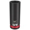 Milwaukee Tools Milwaukee Shockwave Impact Duty 1/2" Drive 13/16" Deep 6 Point Socket 49-66-6227 -Milwaukee Tool-shop 49 66 6227 ligycbqxnrnnslws