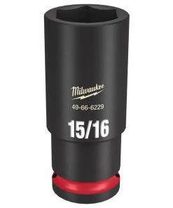 Milwaukee Tools Milwaukee Shockwave Impact Duty 1/2" Drive 15/16" Deep 6 Point Socket 49-66-6229