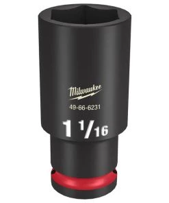 Milwaukee Tools Milwaukee Shockwave Impact Duty 1/2" Drive 1-1/16" Deep 6 Point Socket 49-66-6231