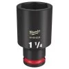 Milwaukee Tools Milwaukee Shockwave Impact Duty 1/2" Drive 1-1/4" Deep 6 Point Socket 49-66-6234